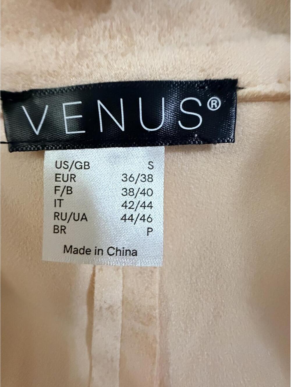 Venus Peach Long Belted Trench Coat - Picture 4 of 7